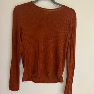 Prologue Rust Lone Sleeve Top